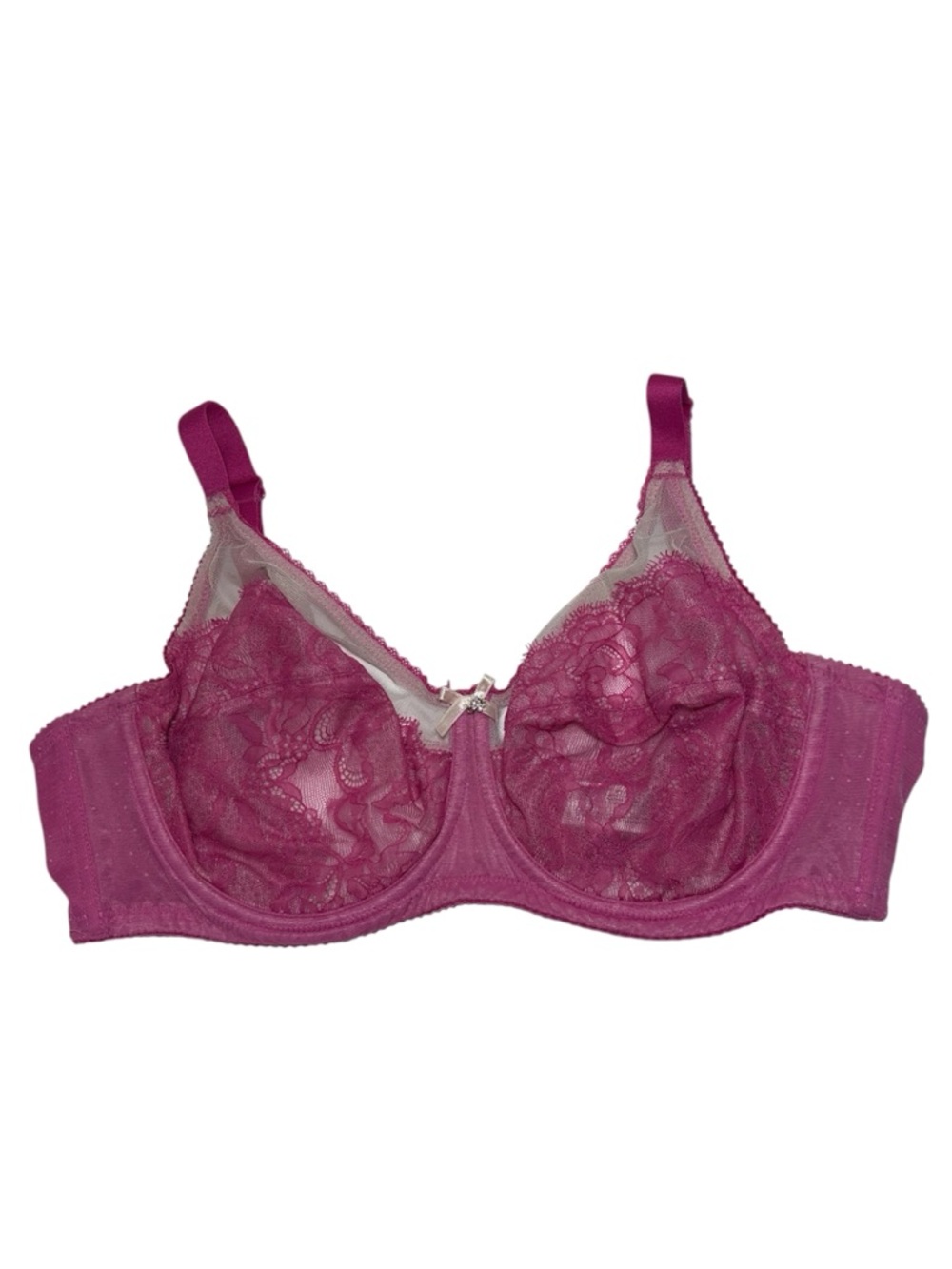 Wacoal Lace unlined Bra in Raspberry Pink - 34DD